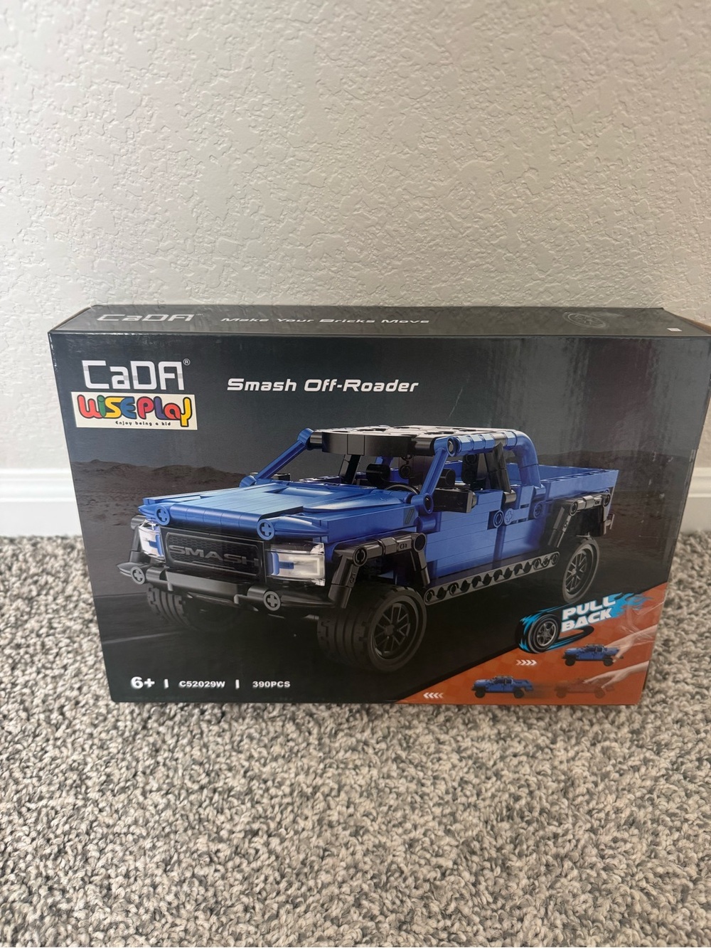 Smash Off-Roader Building Set in Blue